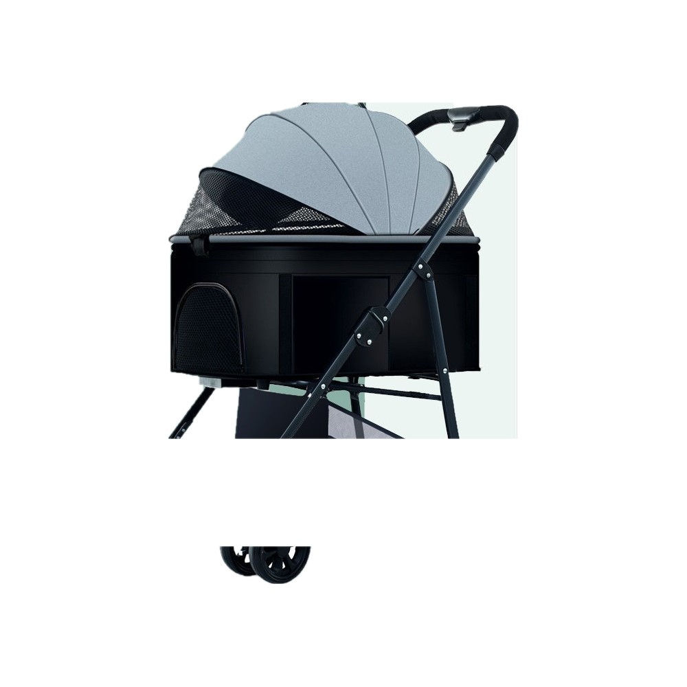 Detachable Pet Stroller Front Wheel Universal Lightweight Outdoor Dog Walking Cat Universal Four-Wheeled Vehicle Corgi D