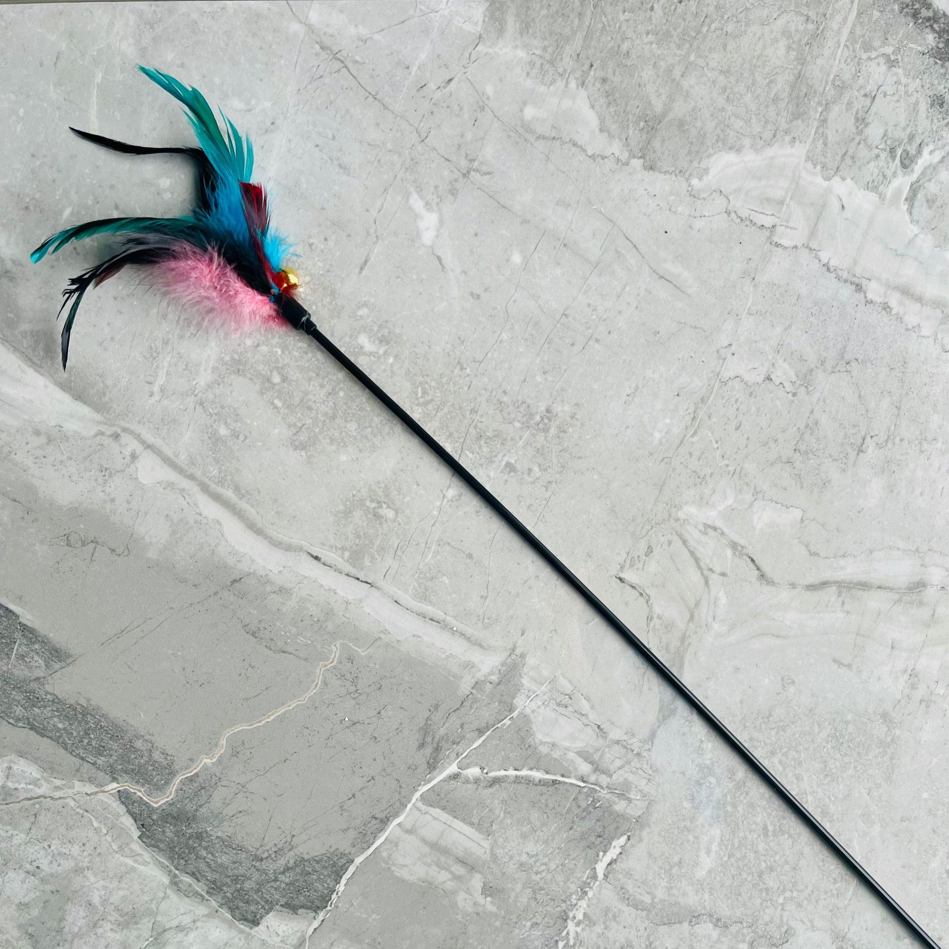 65cm and 50cm Cat Supplies—Bells, Pet Feather Teasers, and Cat Toys - Image 6