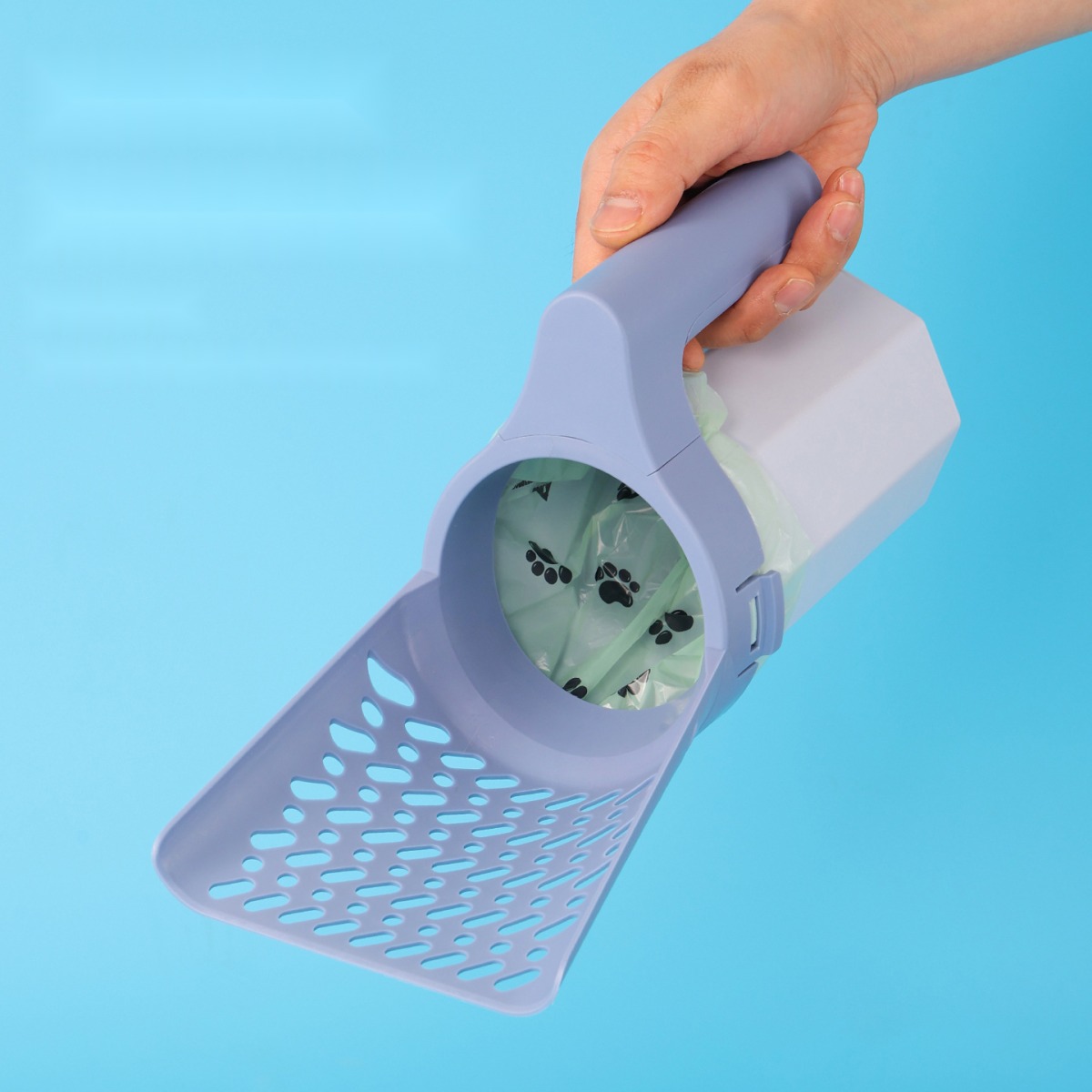 Removable Split Cat Litter Shovel Can Be Split without Dead Angle Cleaning Cat Poop Shovel Tofu Sand Mineral Sand Univer - Image 4