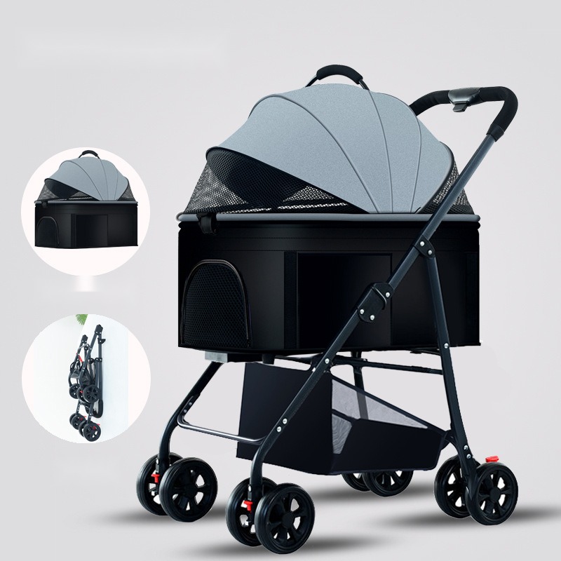 Pet Car Lightweight Foldable Puppy Car Special Dog Walking Baby Medium Small Dog Cat Outing Supplies - Image 6