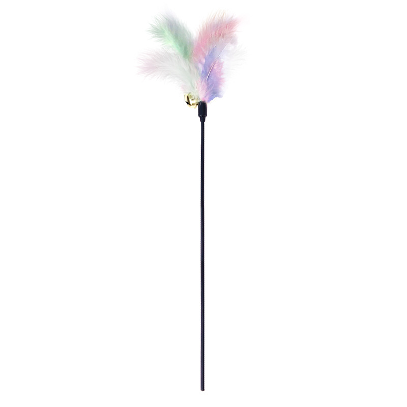 Interactive Cat Wand Macron Pet Super Long Rod Bell Cat Sound Toy Catnip Fun Interactive - Image 7