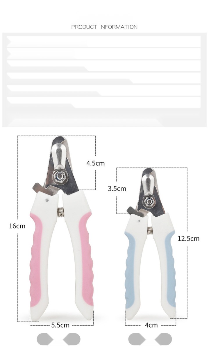 Stainless Steel Pet Nail Clippers Golden Retriever Special Set Grinding Machine Nail Clippers Cat Dog Small Dog Beauty A - Image 5