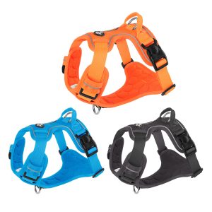 Dog Leash Soft Massage Dog Chest Back Reflective Breathable Explosion-Proof Pet Chest Strap