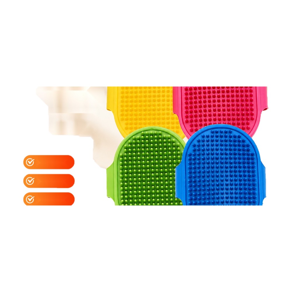Cat and Dog Bath Comb Adjustable Cleaning Soft Tooth Brush Pet Massage Bath Brush Bath Device - Image 7