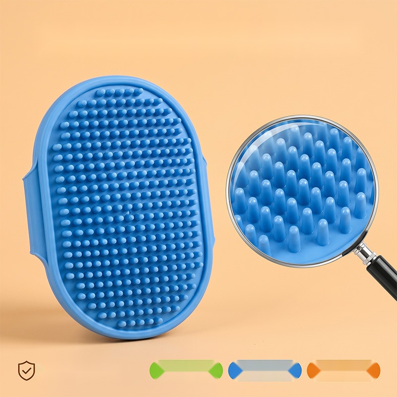 Pet Bath Massage Brush Cat Dog Bath Cleaning Artifact Deep Cleaning Anti-Lint Bath Brush - Image 3