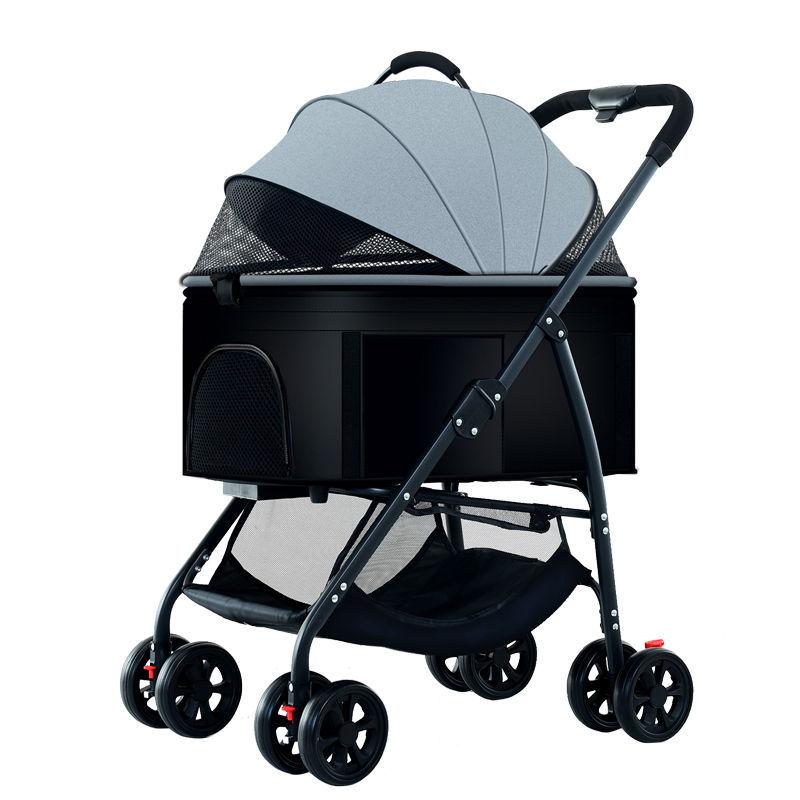 Yle Factory Direct Pet Stroller Outdoor Pet Stroller Detachable Pet Stroller Lightweight Folding Outdoor Pet - Image 5