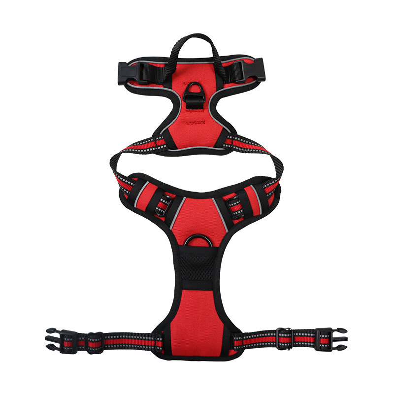 Pet Reflective Comfortable Breathable Saddle Chest Strap Strong Durable Dog Traction Chest Back Multi-Color Optional Fac - Image 7