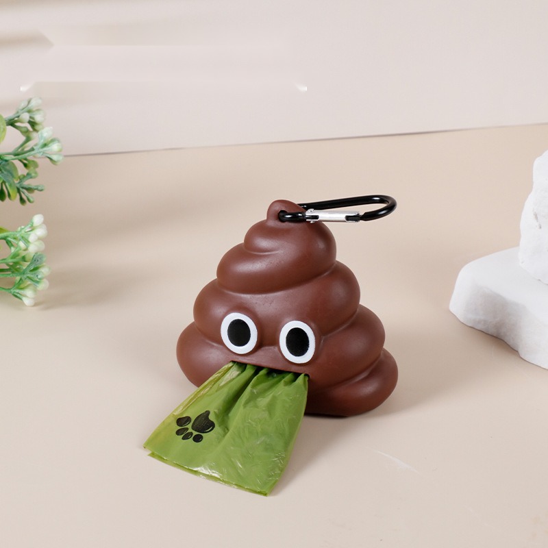 Stool Dispenser Cat and Dog out Hanging Buckle Portable Stool Poop Dispenser Degradable Stool Storage Box - Image 3