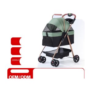 Pet Stroller Dog Cat Lightweight Foldable Detachable out Pet Stroller Dog Walking Cat Bag Basket